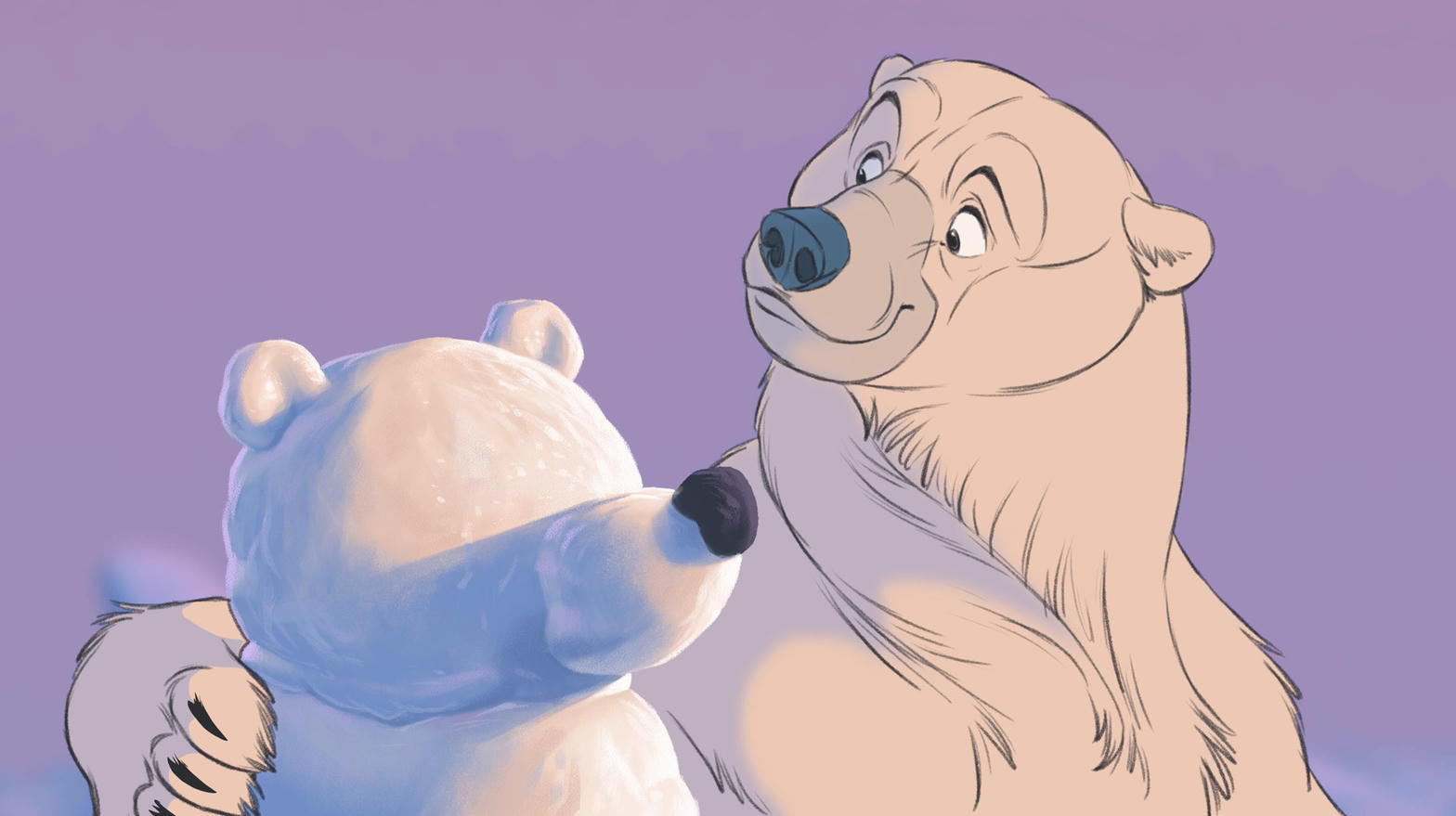 Glen with his snow companion — official still